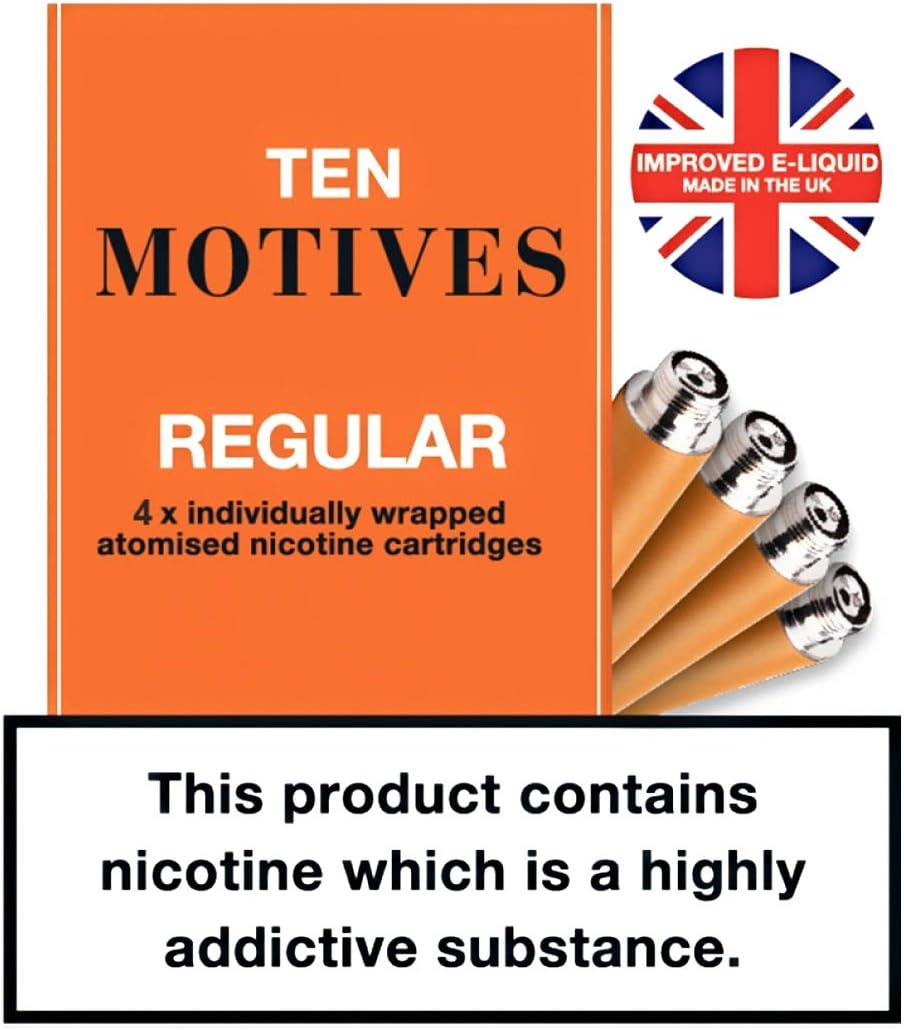 ten motives Regular 18mg cartridges