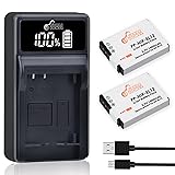 EN-EL12 Battery and LED Charger Compatible with