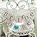 Ling's moment Bride To Be Banner with Teal Glitter Heart, Wedding Bunting Garland - Chair Sign, Bridal Shower Decor, Bachelorette Party Banners, Wedding Banners