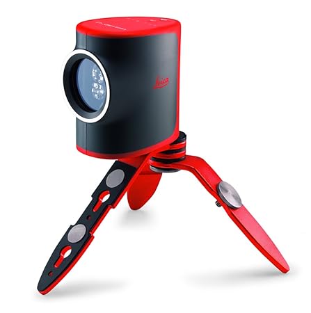 Leica 750701 kompakter selbstnivellierender Kreuzlinienlaser mit Multifunktionalem Ministativ