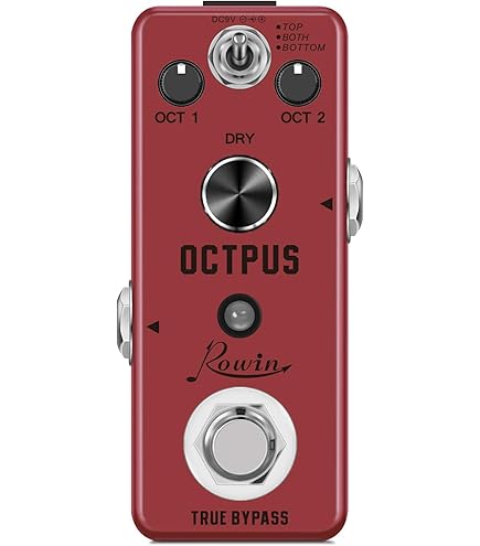 Amazon.com: VSN Octave Guitar Pedal, Digital Mini Pedal For