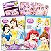 Disney Princess Coloring Book Super Set - Bundle with 3 Coloring Books and Stickers Featuring Snow White and More (International Edition)
