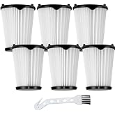 6 Pack Replacement VAF-1 Vacuum Filters Compatible With Electrolux Ergorapido Stick Vacuum Cleaner EHVS2510AW VS3510AR(Standard&Pet Version) Part# EL65522 (6pack)