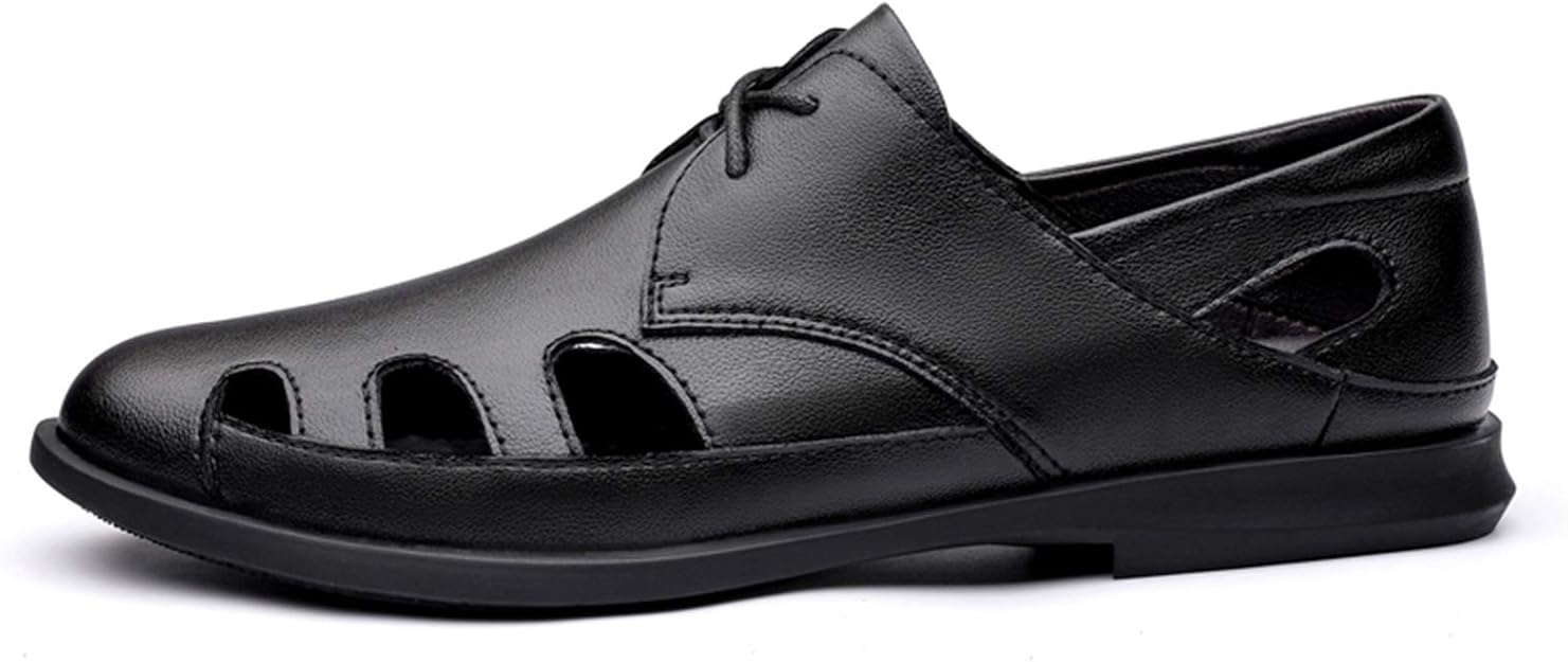 Battle Men Men's Casual Loafer Genuine Leather Cut Out