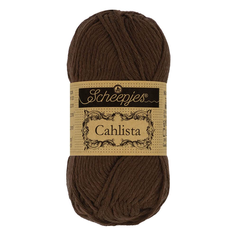 Scheepjes - Scheepjes Cahlista 162 Black Coffee Yarn - 1x50g — image 1
