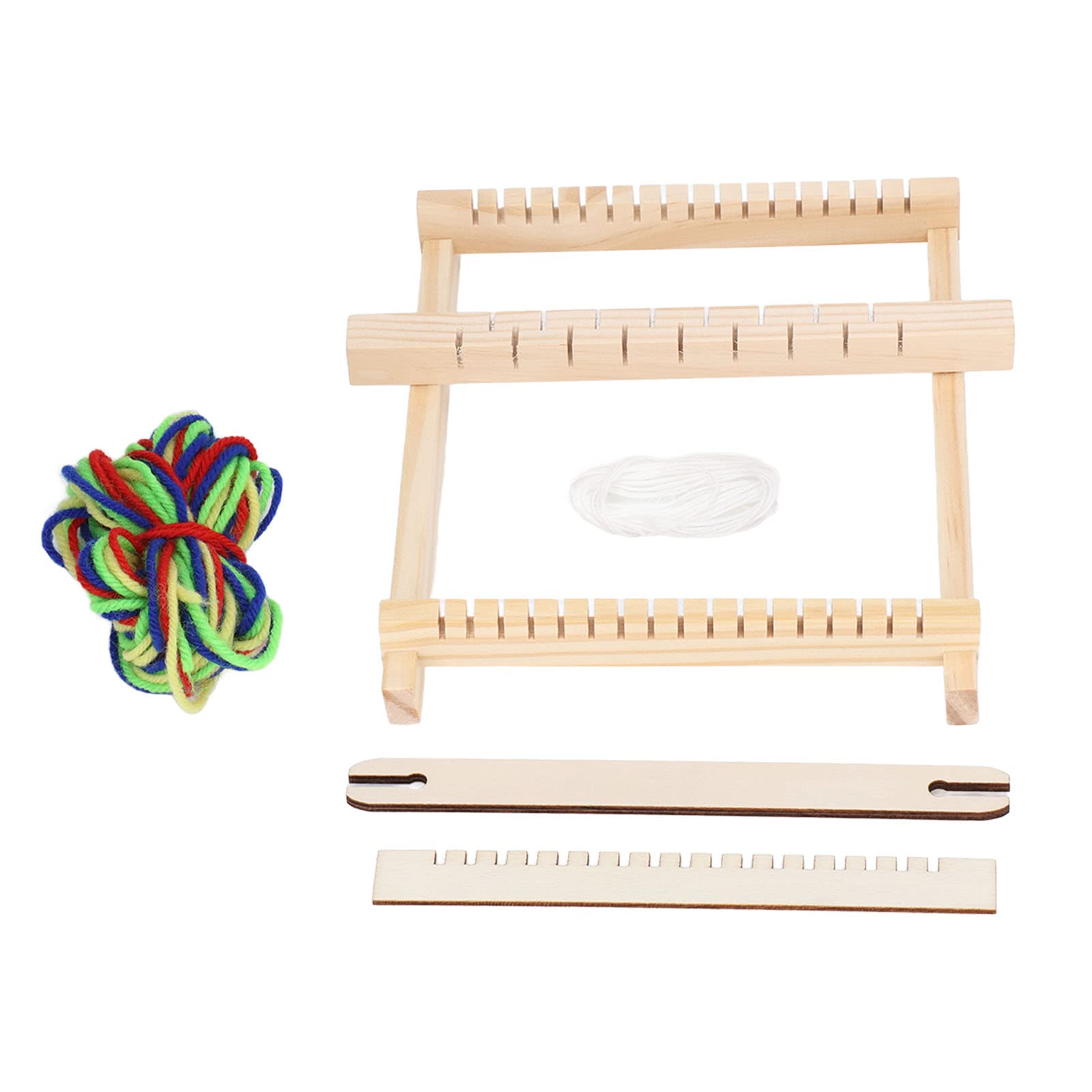 PENO Children's fabric, children's weaving set stimulates creativity wooden frames for beginners