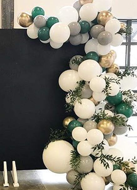 Dark Green And Gold Wedding Decor