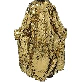 Female Long Sequins Coats Loose Long Sleeve Gold Red Green Pink Silver Casual Jackets Prom Party Singer Dancer One Size