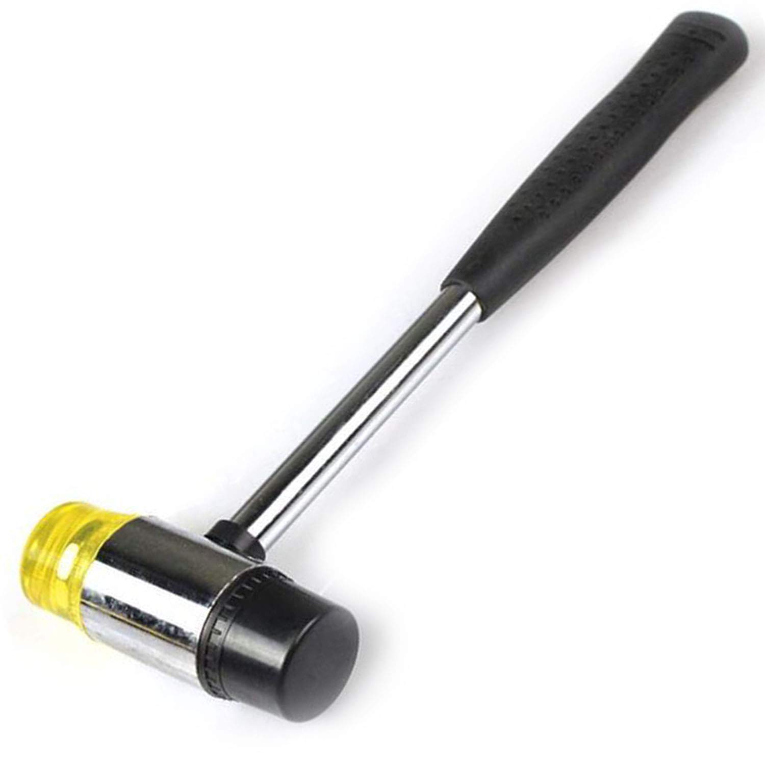 AOTISBAO Rubber Mallet Non-Marking Rubber Mallet Hammer Steel Pipe Mallet with Non-Slip Rubber Handle for DIY Projects Crafts Woodworking and Flooring Installation