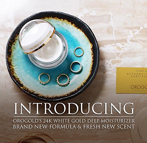 White Gold 24K Deep Moisturizer for Face from OROGOLD Cosmetics, 45 g. / 1.5 oz.