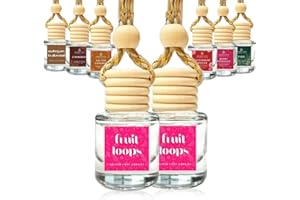 GOLDEN LIGHT CANDLES Fruit Loops Car Scent Air Freshener - Hanging Diffuser (Pack of 2) | Cute Car Fragrance Oil | Save 33% on 2+