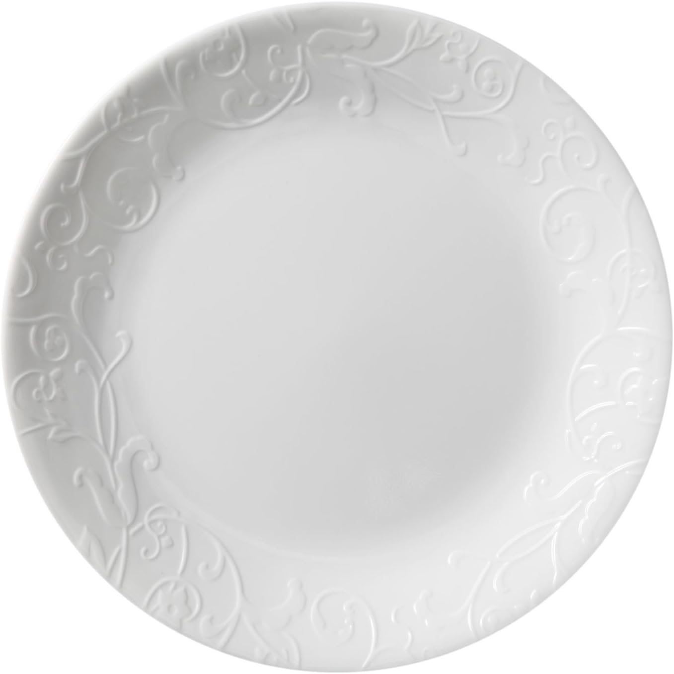 Corelle Embossed Bella Faenza 8.5 Lunch Plate (Set of 4) by Corelle