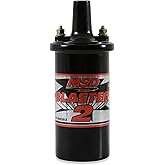 MSD 82023 Blaster 2 Ignition Coil for MSD 5, 6 &amp; 7 Series Ignitions, Black | Universal V8 Coil for MSD 5, 6 &amp; 7 Series, Electronic &amp; Points Ignitions, 45,000V, Oil-Filled, 0.7 Ohm Primary, Female Socket