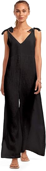 vitamin a linen jumpsuit