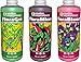 General Hydroponics Flora Grow, Bloom, Micro Combo Fertilizer set, 1 Quart (Pack of 3) primary