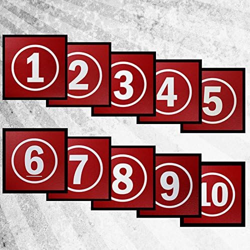 Tyro Red Activity Mat Pack (Numbers 1-10)