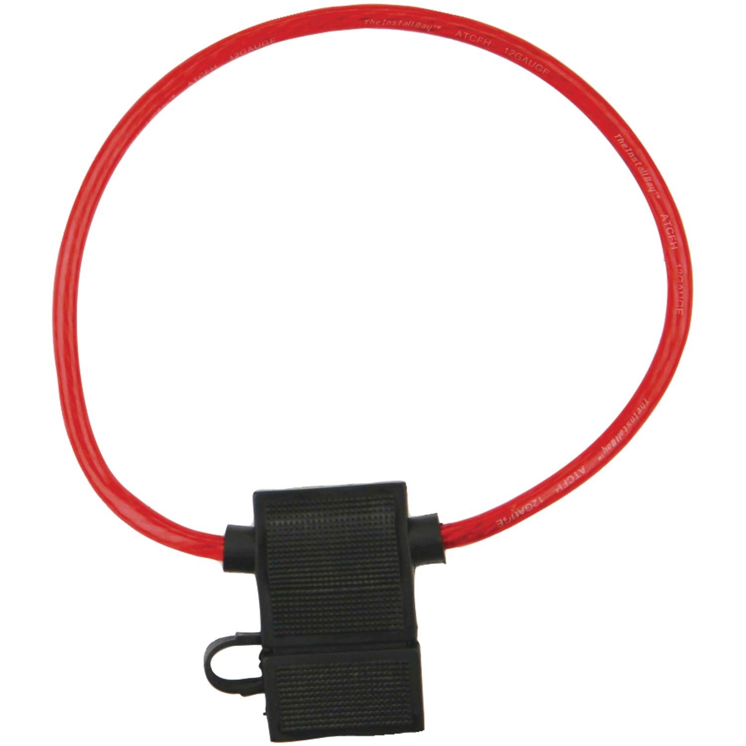 Install Bay ATFH12C-10 Waterproof ATC Fuse Holder 12-Gauge with Cover (10-Pack)