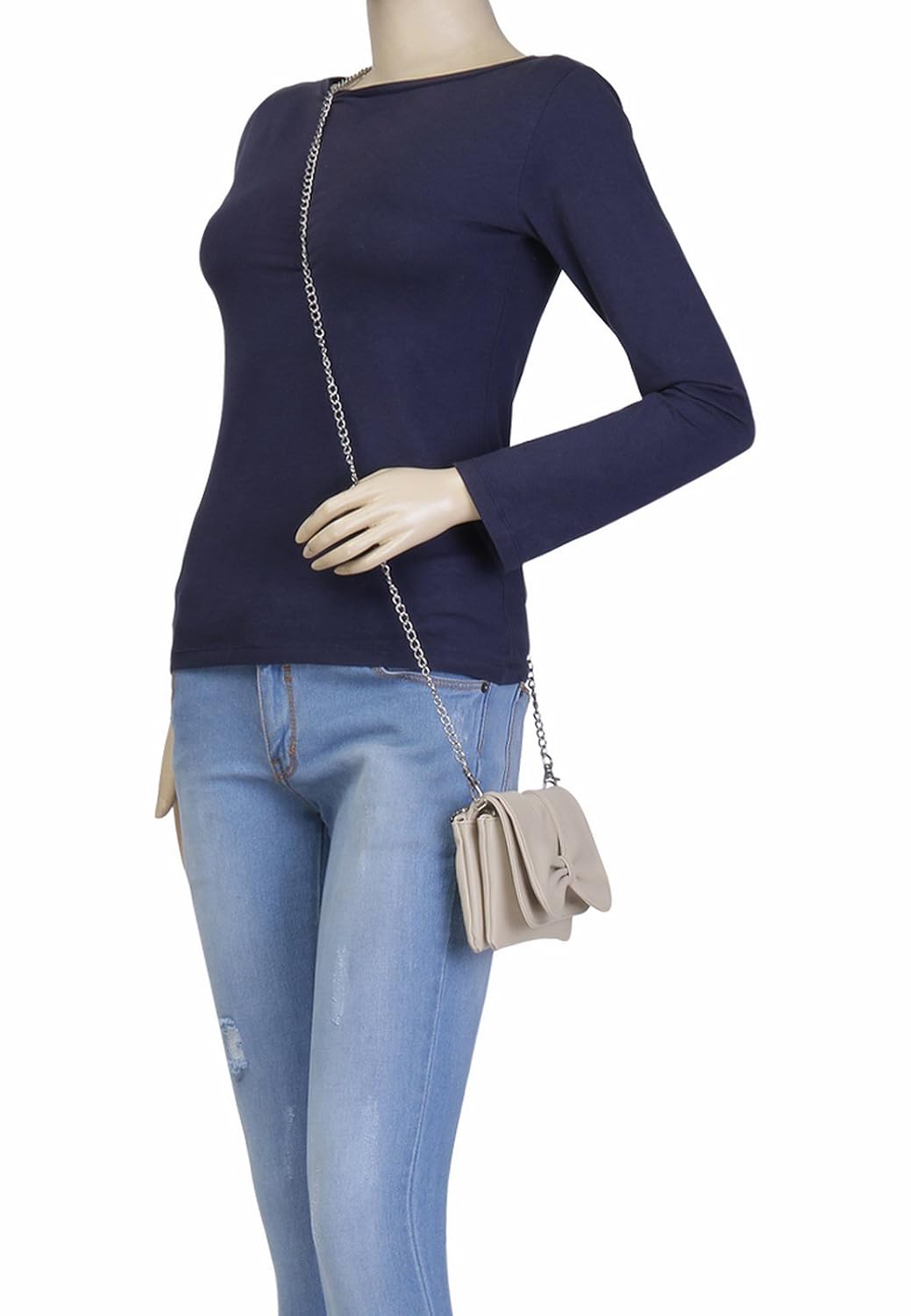 butterflies women's clutch (off-white,bns 2194)