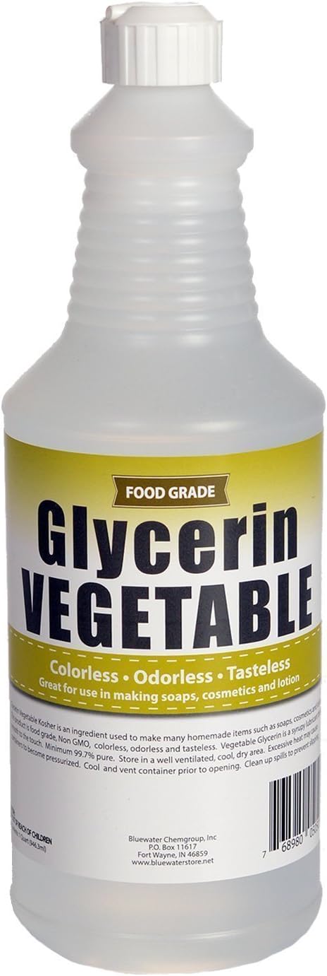 Vegetable Glycerin - 1 Quart (32oz) - All Natural, Kosher, USP Grade - Food Grade Liquid Glycerin: Arts, Crafts & Sewing