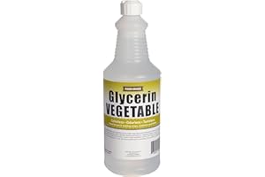 SANCO INDUSTRIES Vegetable Glycerin - 1 Quart (32oz) - All Natural, USP Grade - Food Grade Liquid Glycerin