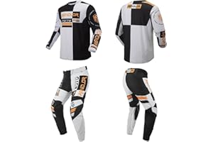 MENDLOR Motocross Jersey Pant Combo Mx Gear Set Mens Women Dirt Bike Enduro Offroad Riding Ride Racewear Racing Adult