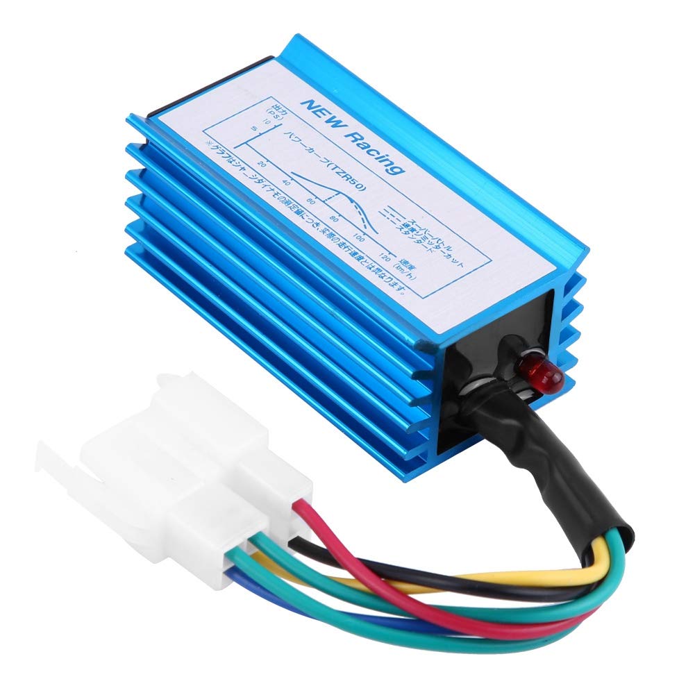 6 Pins Racing CDI Box, Engines CDI Ignition Units Motorcycle Ignitor Coil Module Replacement Accessories for ATV Dirt Pit Bike Go Kart Moped Scooter