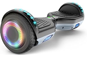 SISIGAD Hoverboard, 6.5" Hoverboard for Kids with LED lights Dual Motors Self Balancing Scooter