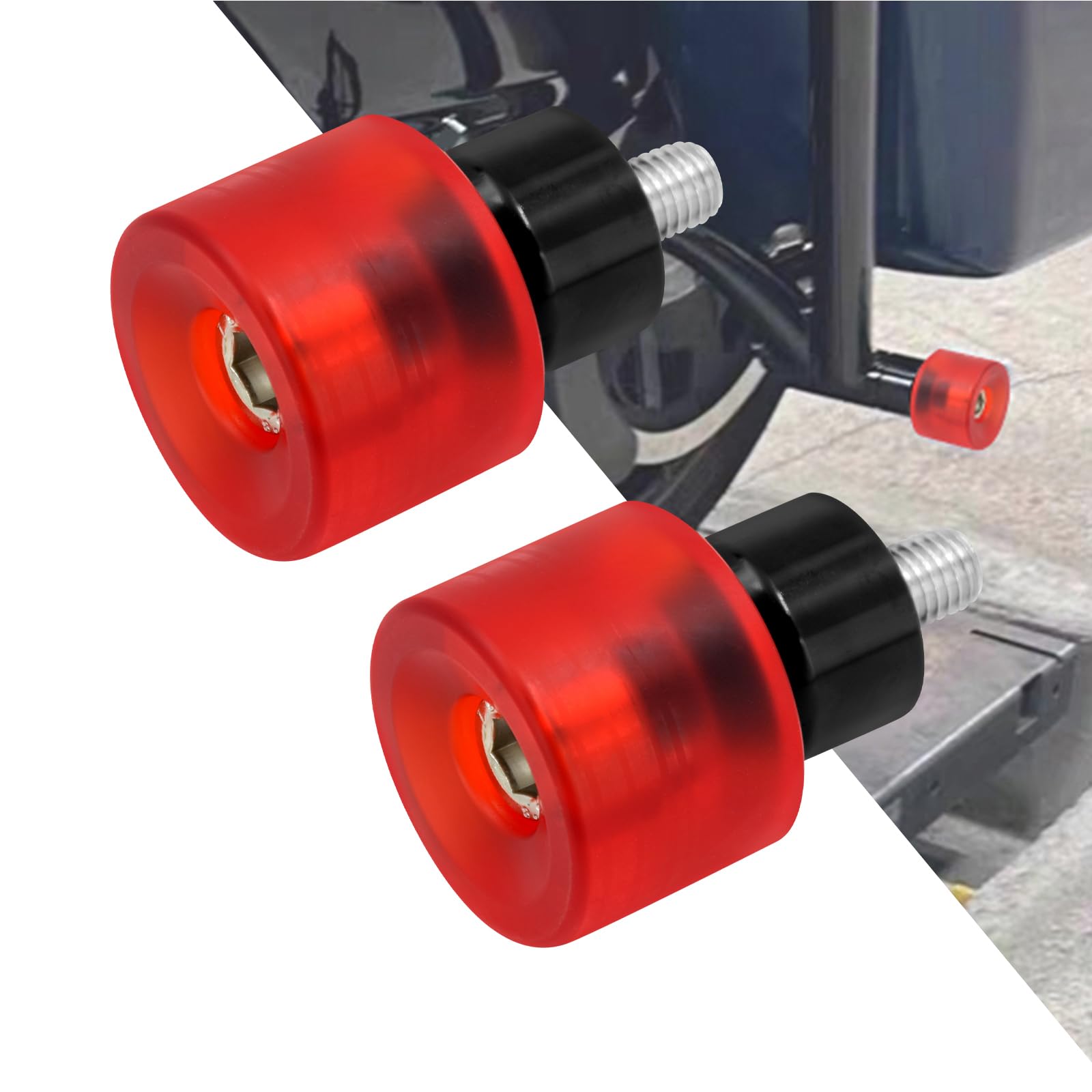 HDBUBALUS Motorcycle Crash Bar Guard Ball Engine