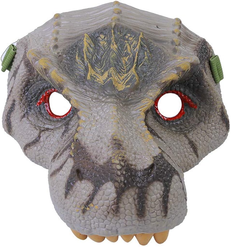 Halloween Masks Festival Cosplay Dinosaur Face Overhead