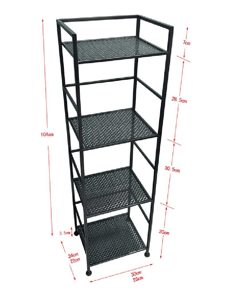 schwarz Modell Handtuchhalter Boden Regal L30cm × W24cm × H104cm Purki