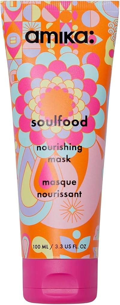 Amika Soulfood Nourishing Hair Mask Hydrating Dry Damaged Strands Jojoba