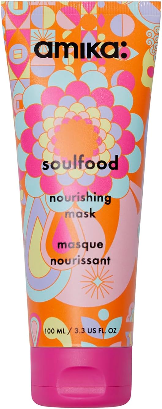 Amika Soulfood Nourishing Hair Mask Hydrating Dry Damaged Strands Jojoba