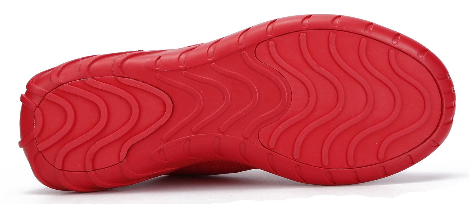 Soulsfeng Men Women Unisex Casual Fashion Sneakers Lightweight Breathable Athletic Sport Shoes (Men US9=EUR42.5=27CM, Red)