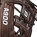 WILSON WTA09RB18115PF 2018 A900 Pedroia Fit Gloves - Right Hand Throw Dark Brown/White, 11.5