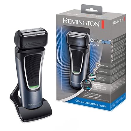Remington Folienrasierer ComfortSeries Pro PF7500, Triple-Shave-Technologie, schwarz/grau