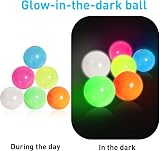 Gytera 4 Pcs Sticky Balls Ceiling Glow in the Dark Fidget Toys view 4
