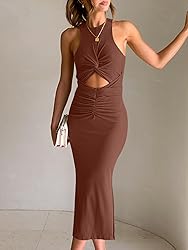 ANRABESS Womens Summer Formal Wedding Guest Dress