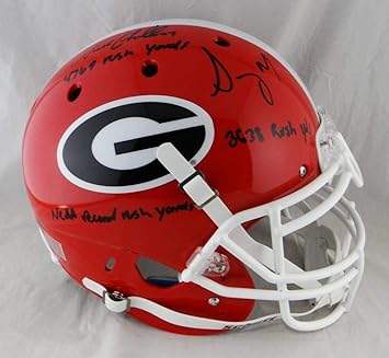 nick chubb signed football