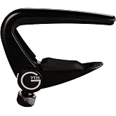 G7th Newport 6-String Guitar Capo, Satin Black, Low Profile, Adjustable | Low-Profile Flip-Lever Capo With Fine-Tune Tension Adjustment Handles Heavy Strings And High Action While Protecting The Neck