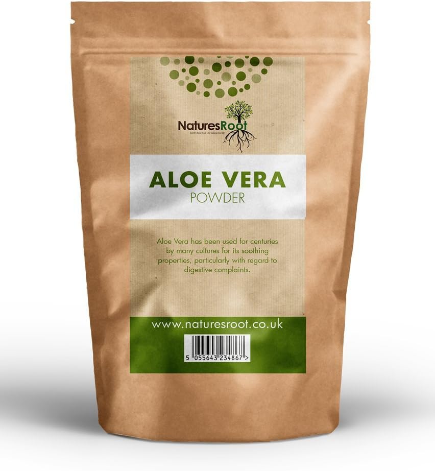Natures Root Aloe Vera Powder 250 g - Premium Quality, 250 g (Pack of 1)