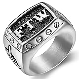 Jude Jewelers Stainless Steel FTW Biker Rider