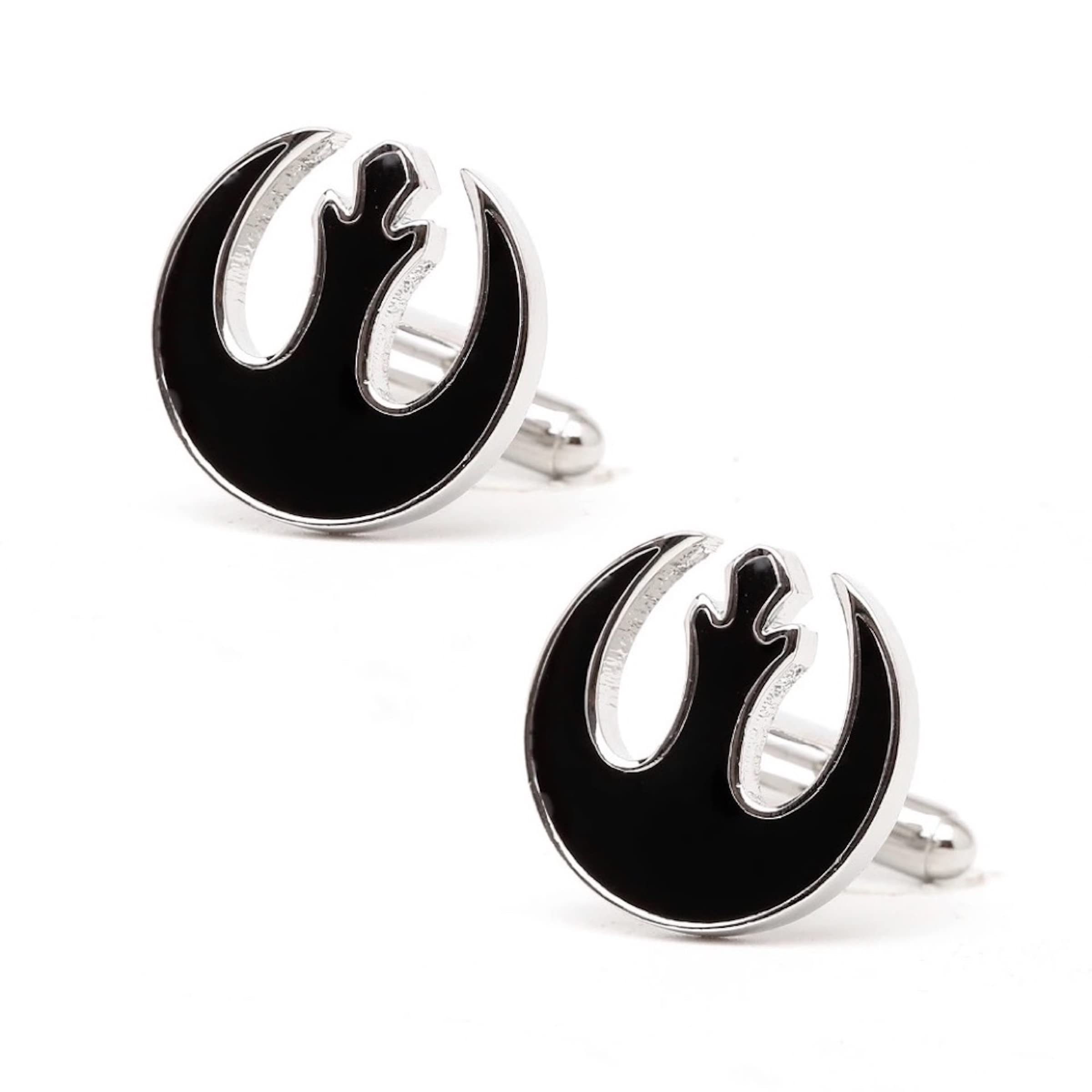 Black Star,Wars Rebel Alliance Symbol Cufflinks For Men - Star Wars Jewellery
