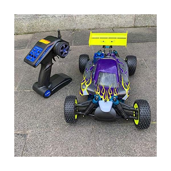 SSBH 1/10 Fernbedienung Kraftstoff 4WD Offroad-Fahrzeug, ölbetriebene Hochgeschwindigkeits-Treibspielzeugauto-Modell…