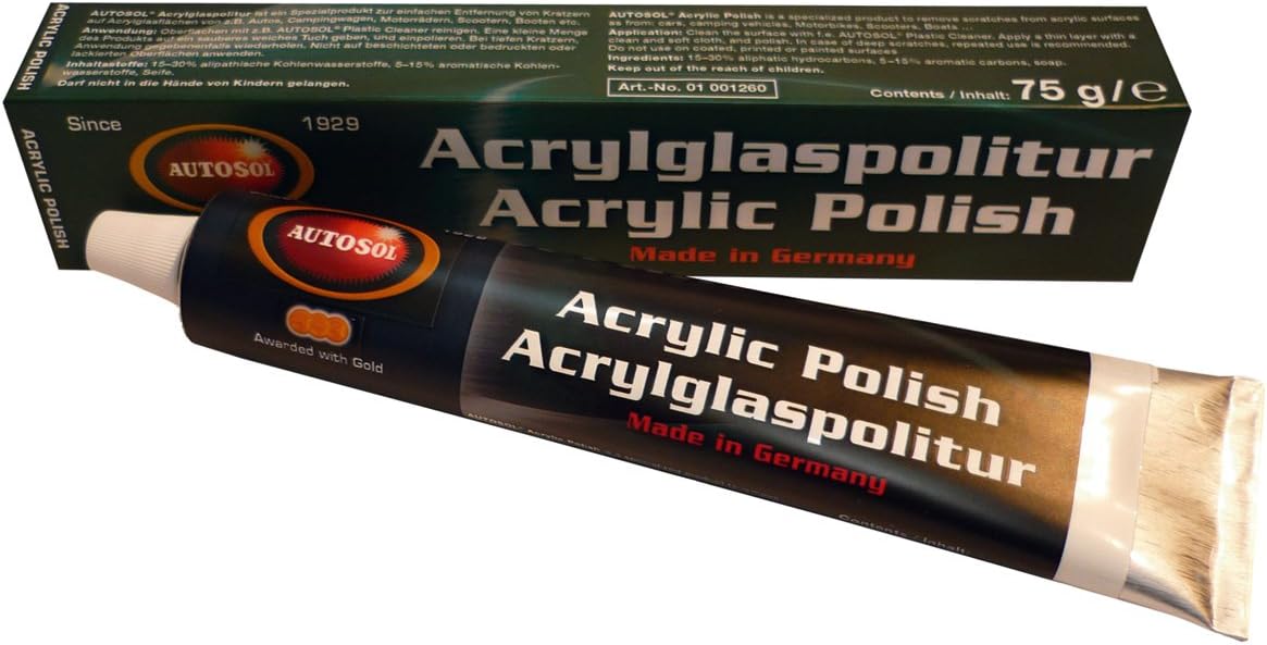 Autosol 01 001260 Acrylic Glass Polish 75 ml