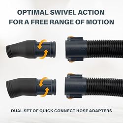 POWERTEC 70355 Dust Collection Hose Kit | 10' Hose