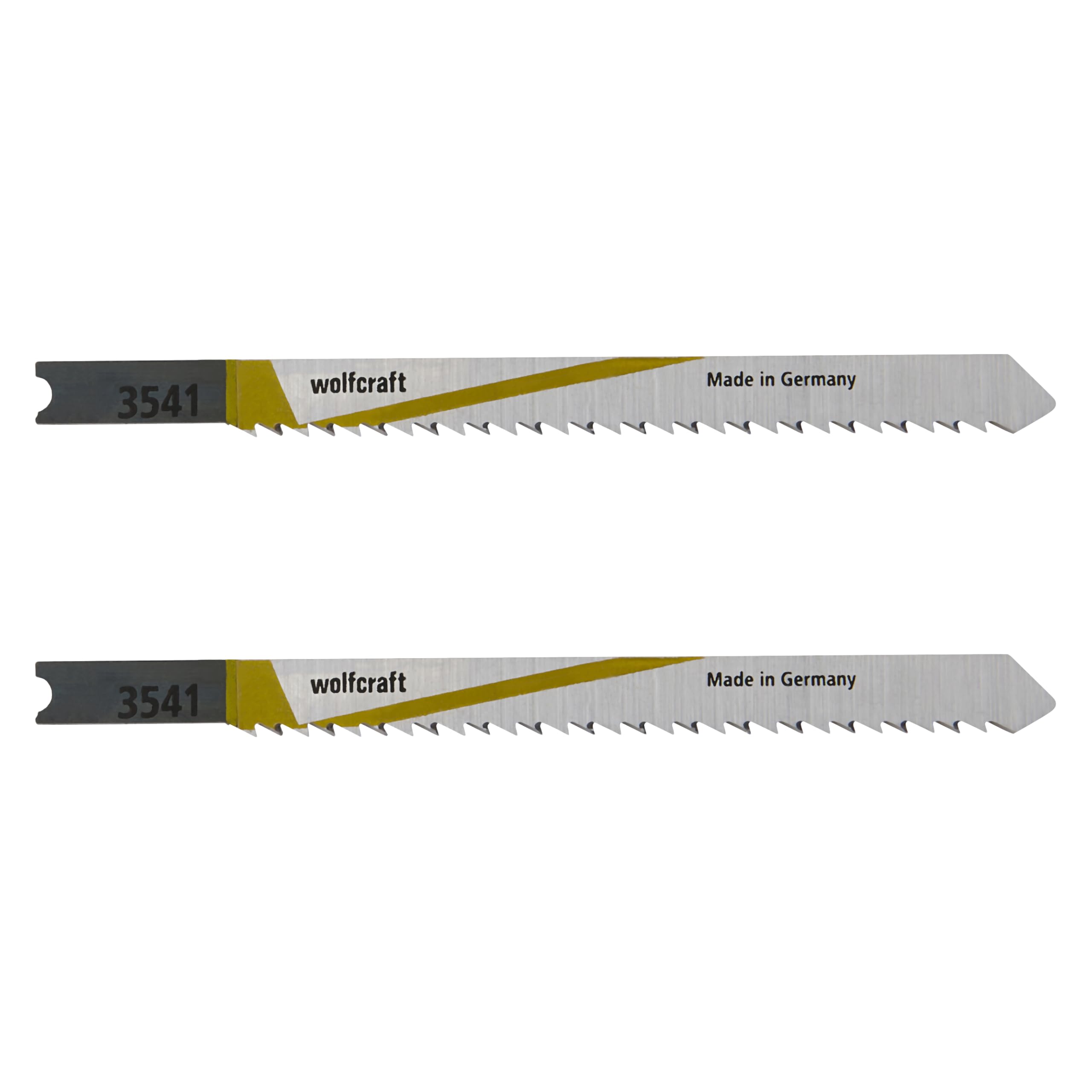 wolfcraft 2 HCS Jigsaw Blades, U-shank, wood, clean cut I 3541000