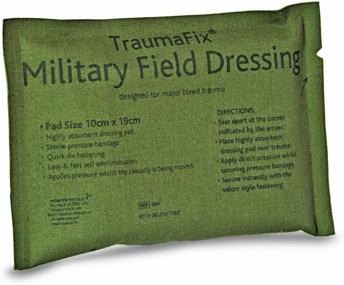TraumaFixMilitary Field Dressing Sterile (5GM000964) Amazon.co.uk