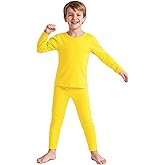 American Trends Boys Thermal Underwear Set Toddler Long Johns Set Fleece Lined Base Layer Winter Thermals Sets for Kids