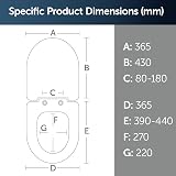 Ideal Standard Tempo Toilet Seat Cover Duroplast White Rounded Easy Install view 7