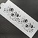 Flower Vines Wedding Cake Stencil Decorating Mold Platic Cake Tool Set by ART Kitchenware ST-861